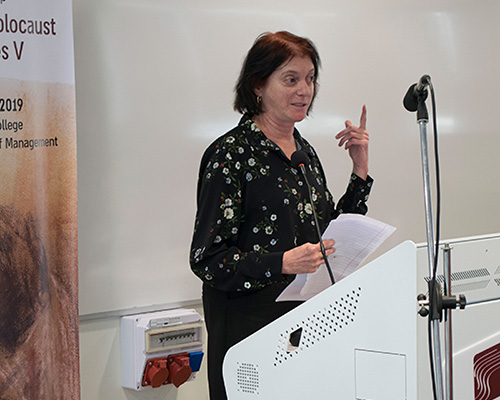 Professor Horowitz lecturing at 2019 conference